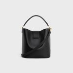 MEDIUM LOUISE BAG IN SMOOTH CALFSKIN BLACK - Image 3